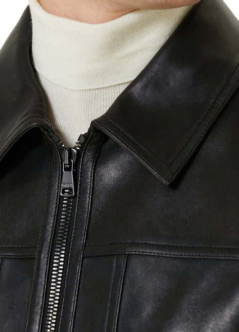 Men's Black Flight Pilot A2 Aviator Leather Jacket