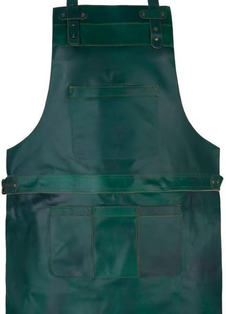 Full Grain Leather Apron Butcher, Cook, BBQ, Cooking, Wood work, Cheff, BBq Grill Gift Apron