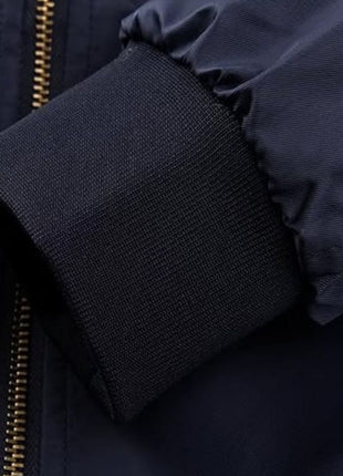 Men's Reversible Navy Blue MA-1 Bomber Jacket