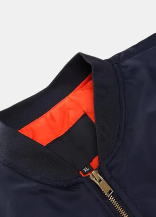 Men's Reversible Navy Blue MA-1 Bomber Jacket