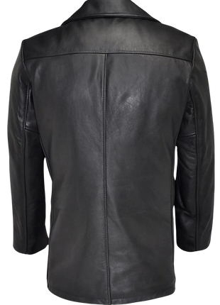 Black leather jacket 
