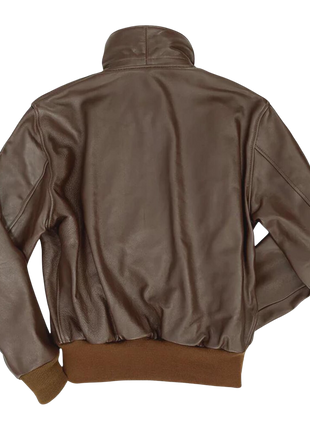 Brown leather jacket 