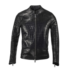 Crocodile Premium Full Genuine Alligator Belly Jacket