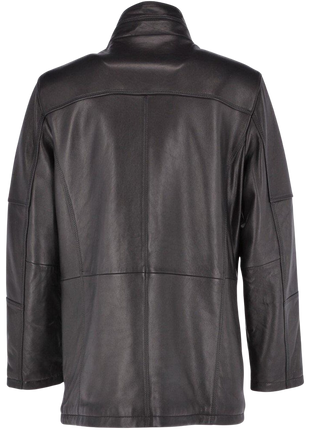Black leather jacket 