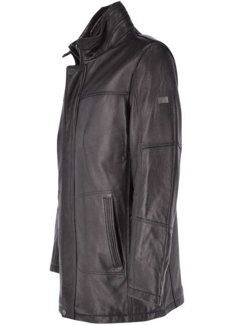 Dark gray jacket with multiple pockets 