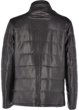 Black leather jacket 