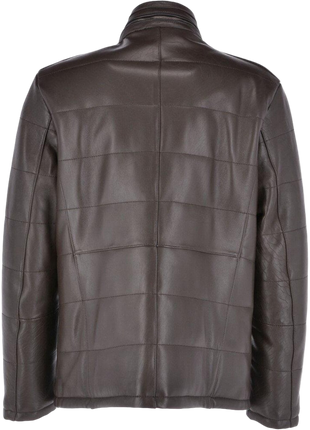 Brown leather jacket 