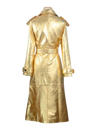 Gold trench coat 