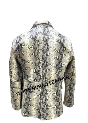 Snake print jacket