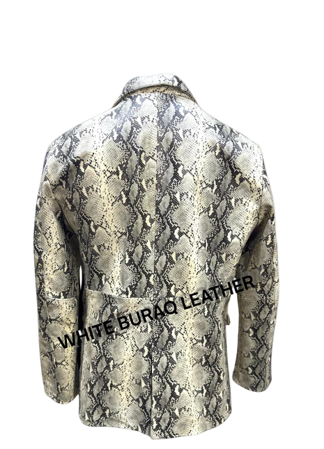 Snake print jacket