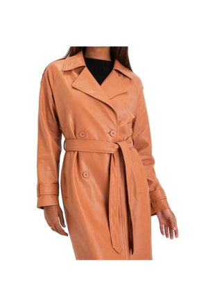 brown trench coat 