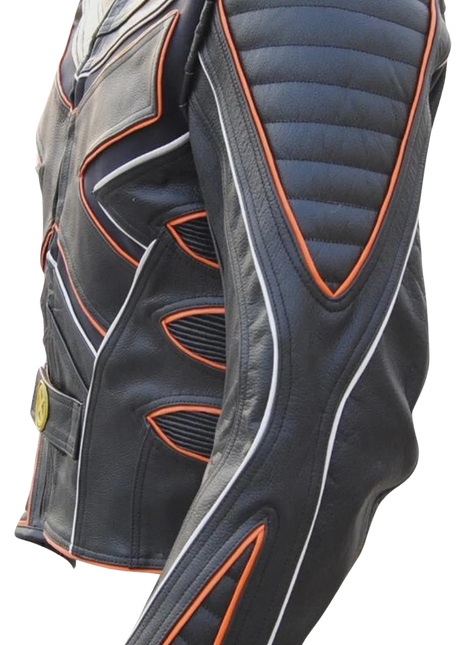 Motorcycle jacket with armor plating 